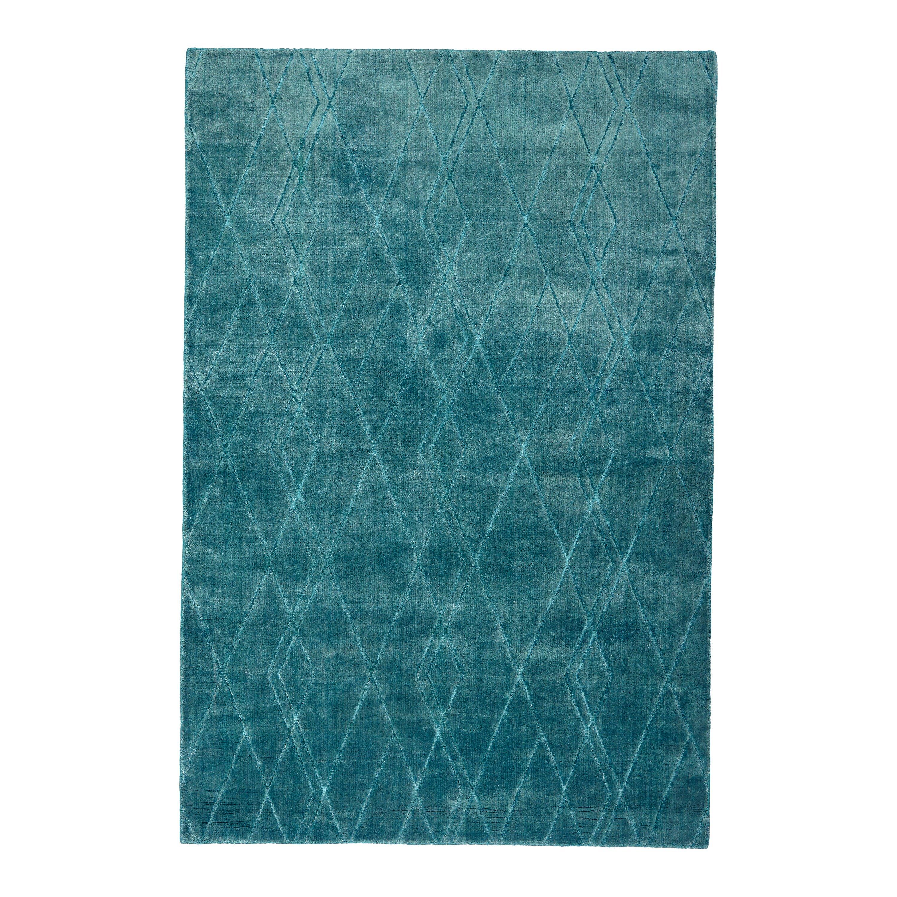 John Lewis & Partners Teora Rug, Teal, L240 x W160 cm