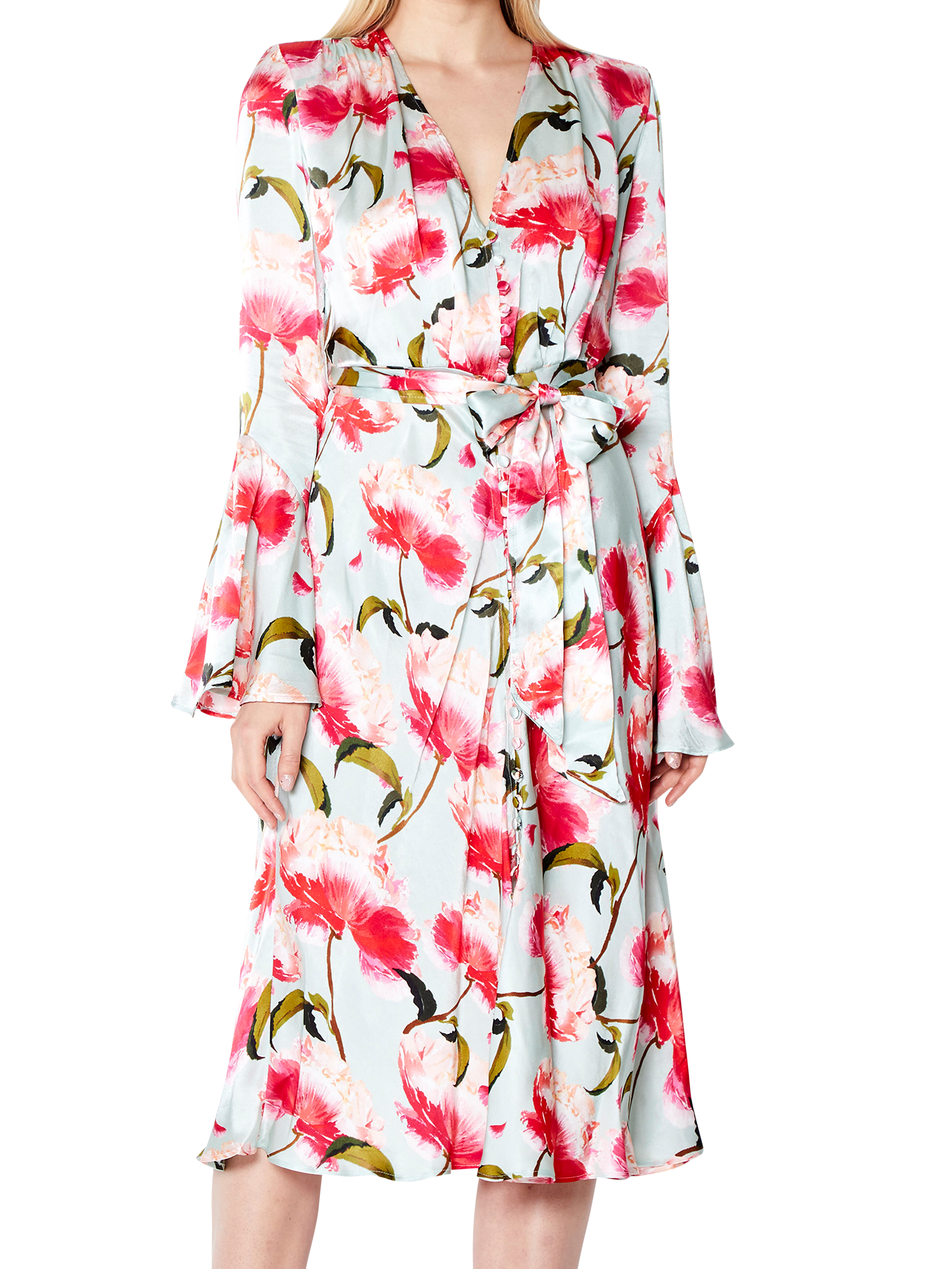 Ghost Annabelle Satin Dress, Sabella