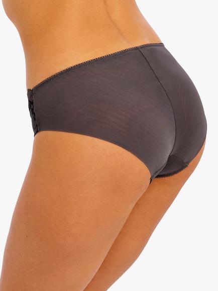 Wacoal Lace Perfection Bikini Knickers - view 2, Charcoal