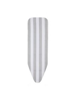 John Lewis Grey Stripe Ironing Board Cover, Multi