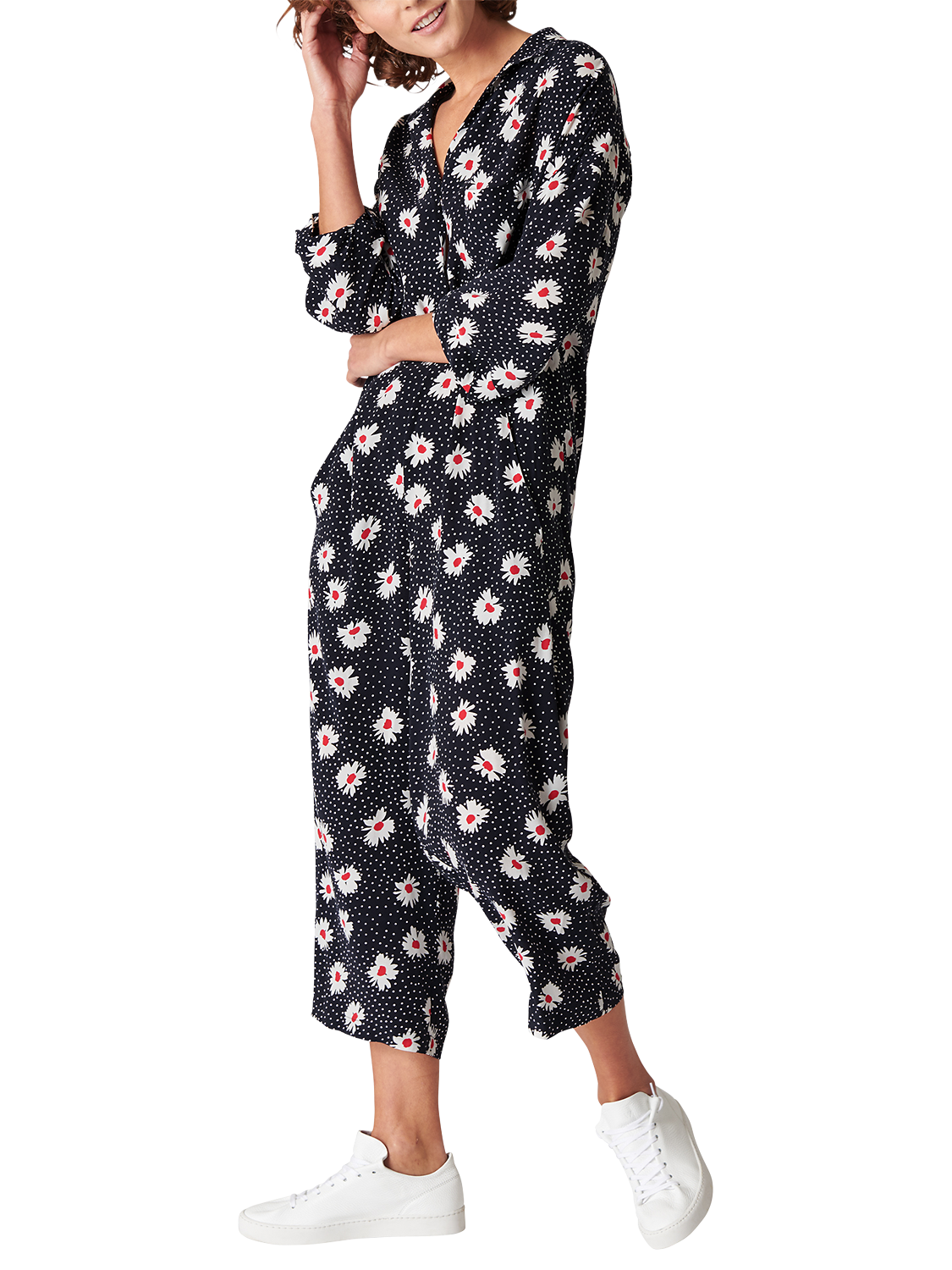 Whistles Daisy Spot Jumpsuit, Multi