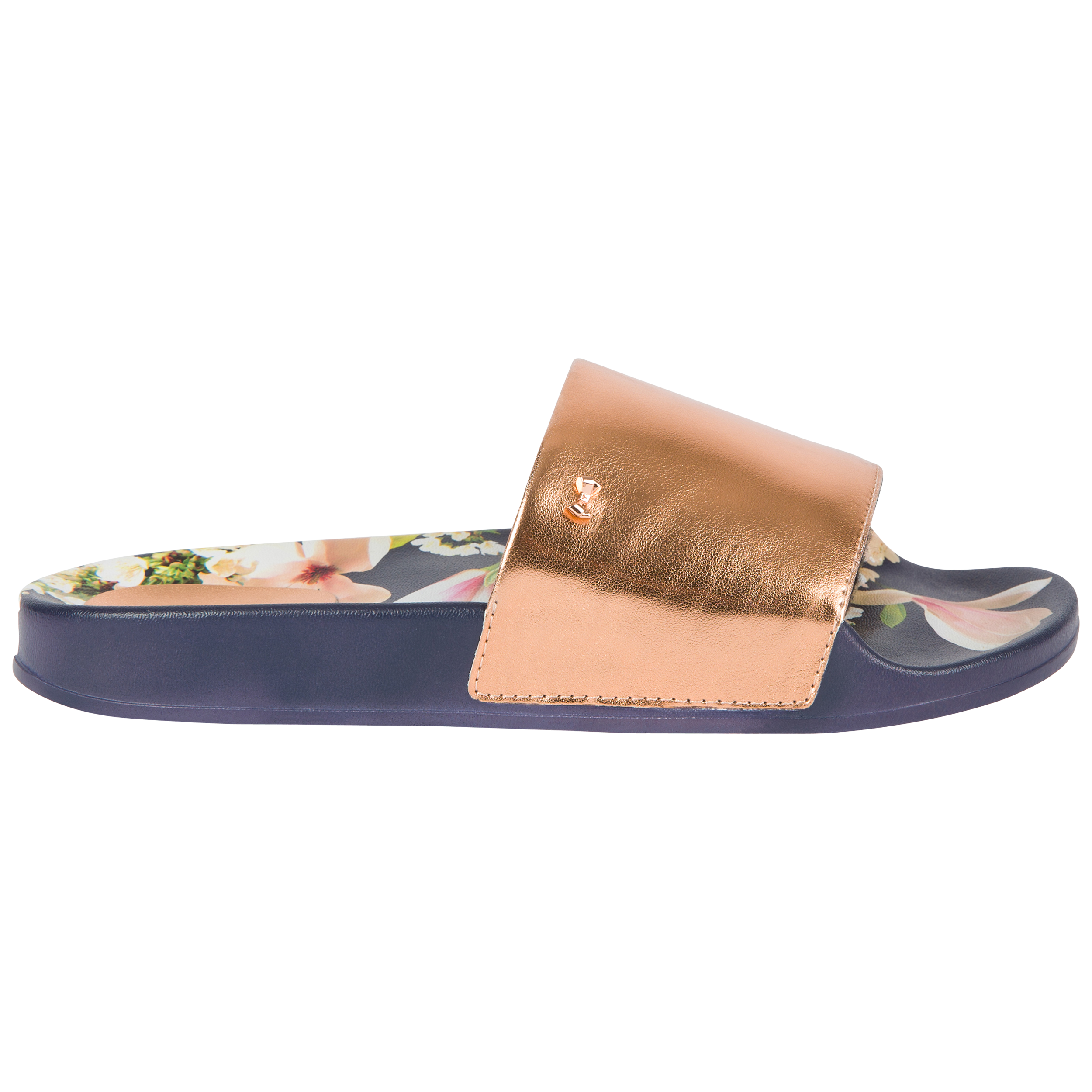 Ted baker sliders rose gold on sale