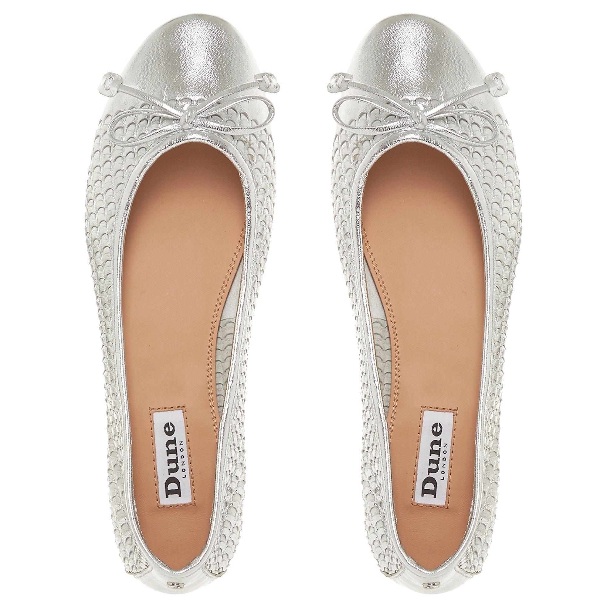 Dune hennah woven ballerina shoes store