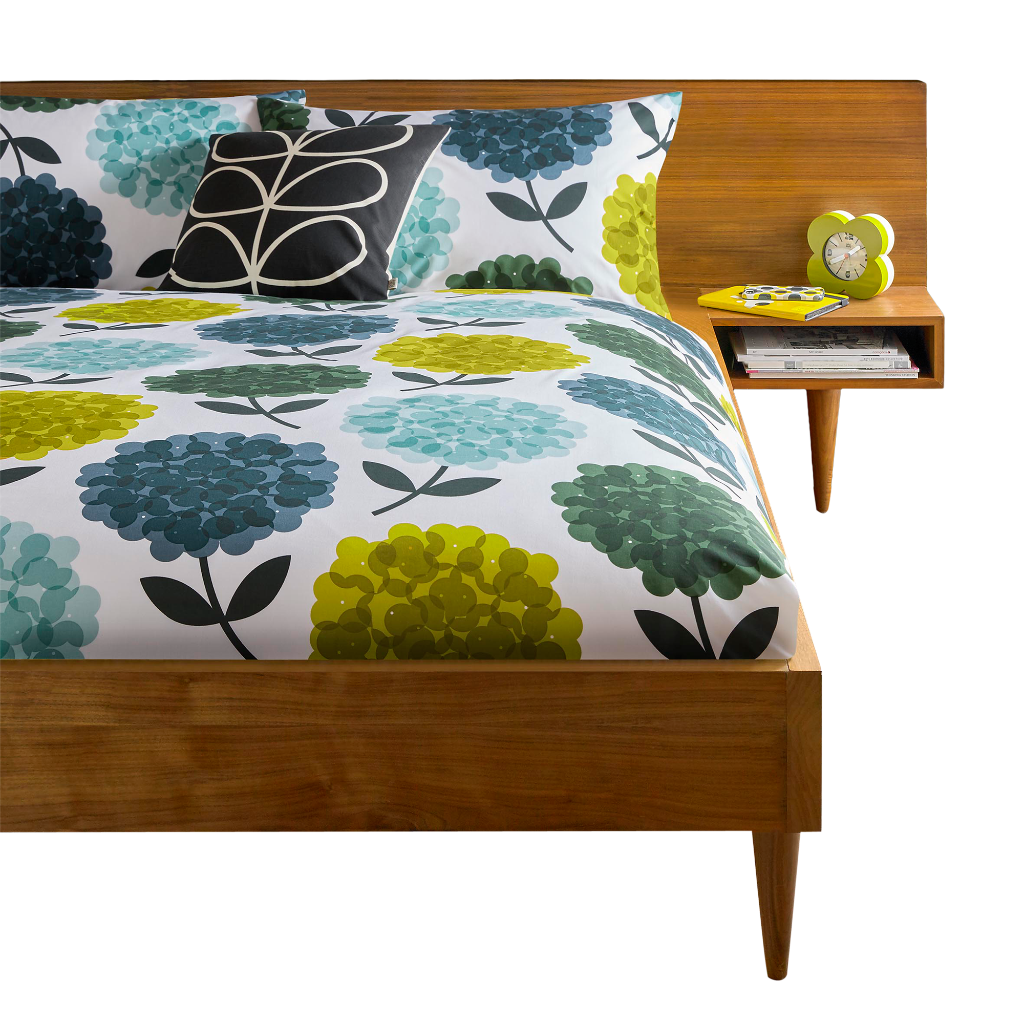 Orla Kiely Hydrangea Cotton Bedding, Multi