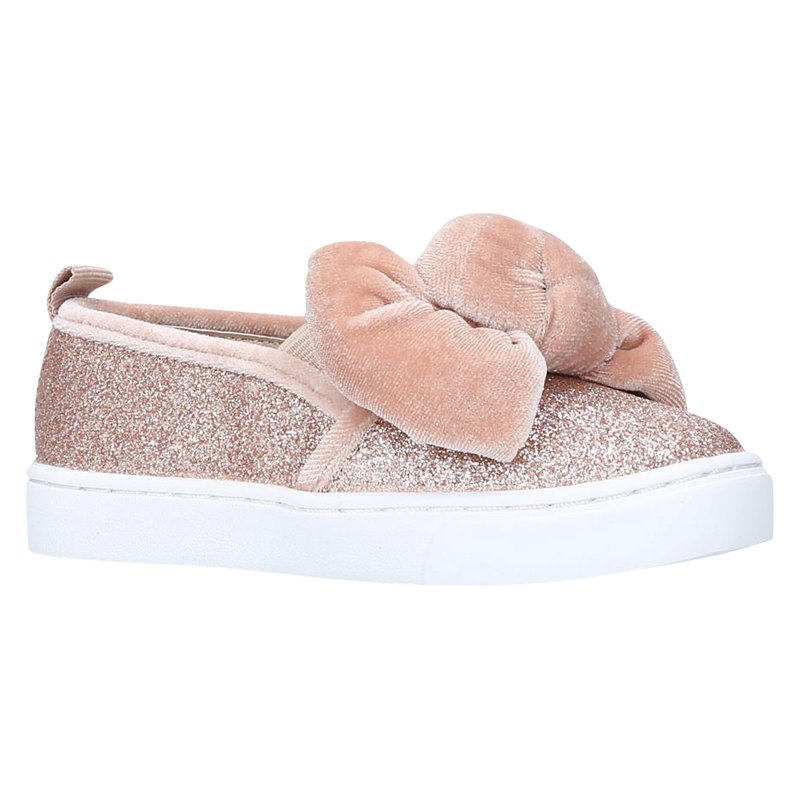 Kurt Geiger London Children's Twister Glitter Shoes, Pink