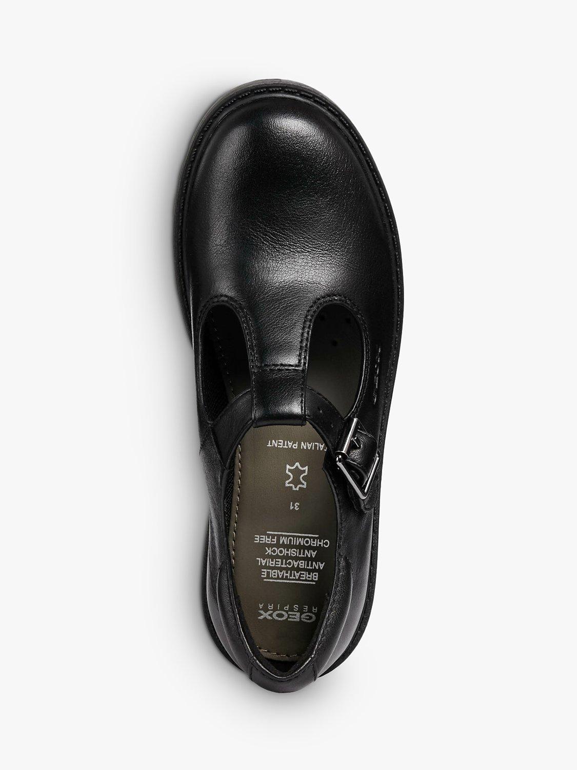 Product image 6 of 8, which shows Geox Kids' Casey G T-Bar School Shoes, Black, 28