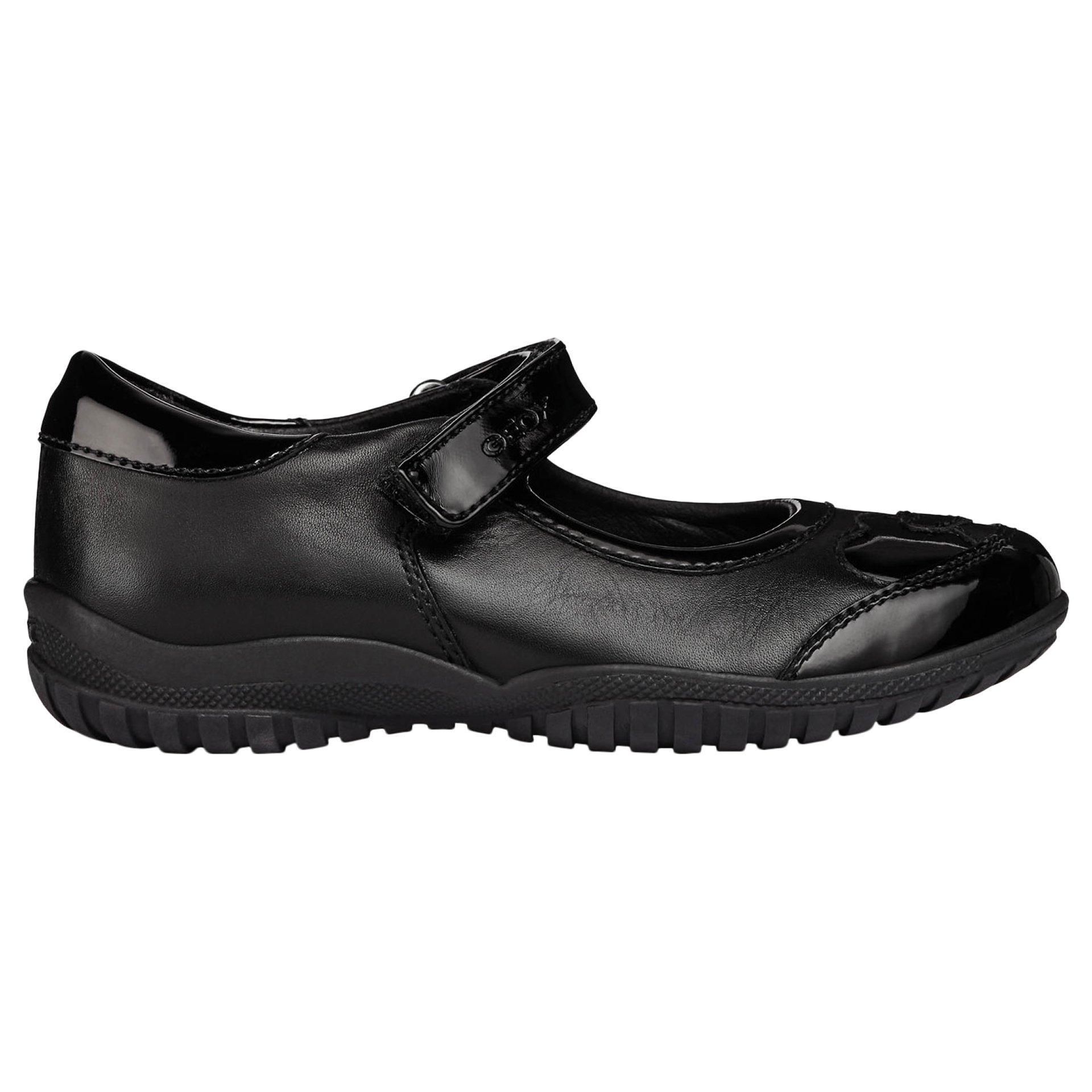 Geox Kids' J Shadow MJ School Shoes, Black