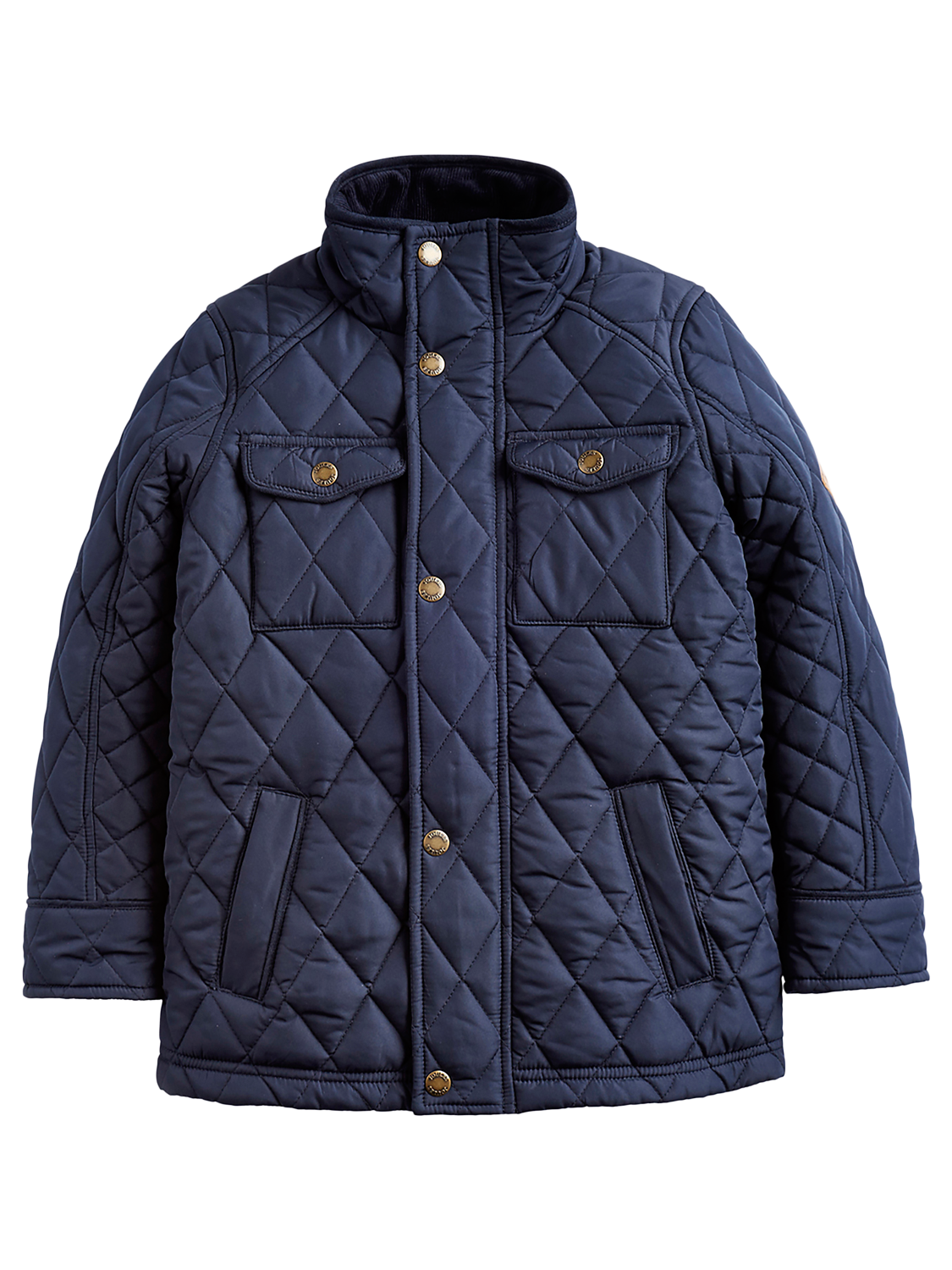 Little Joule Boys' Stafford Quilted Jacket, Navy