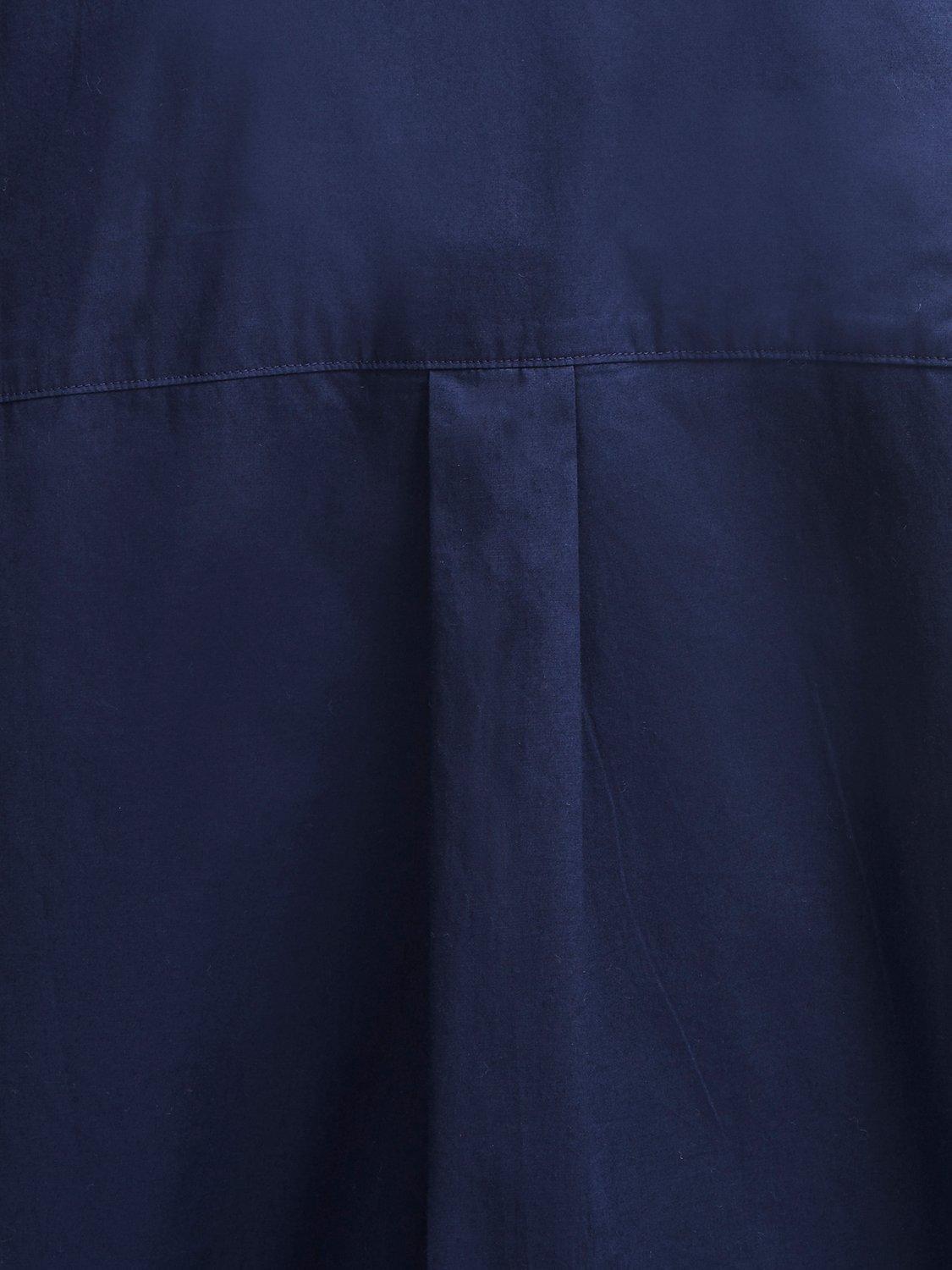 Product image 5 of 5, which shows French Connection Rhodes Poplin Shirt, Indigo, S