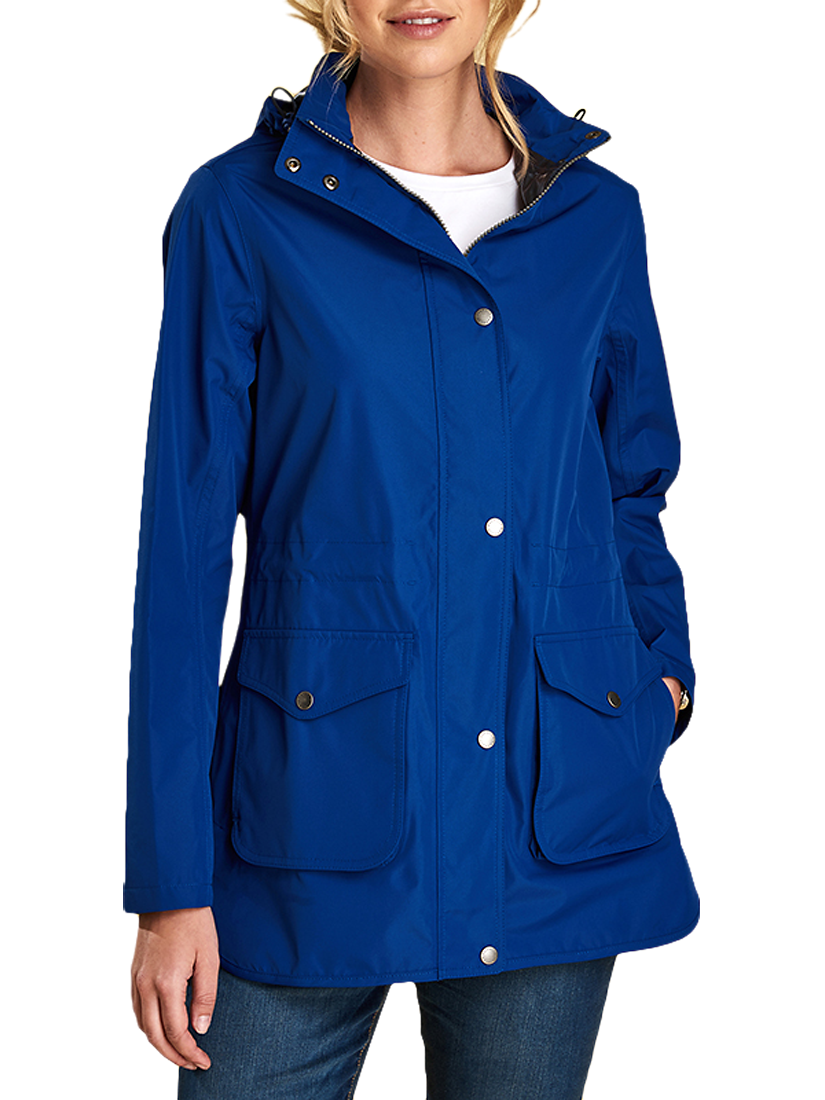 Barbour Studland Waterproof Jacket, Cobalt, 12