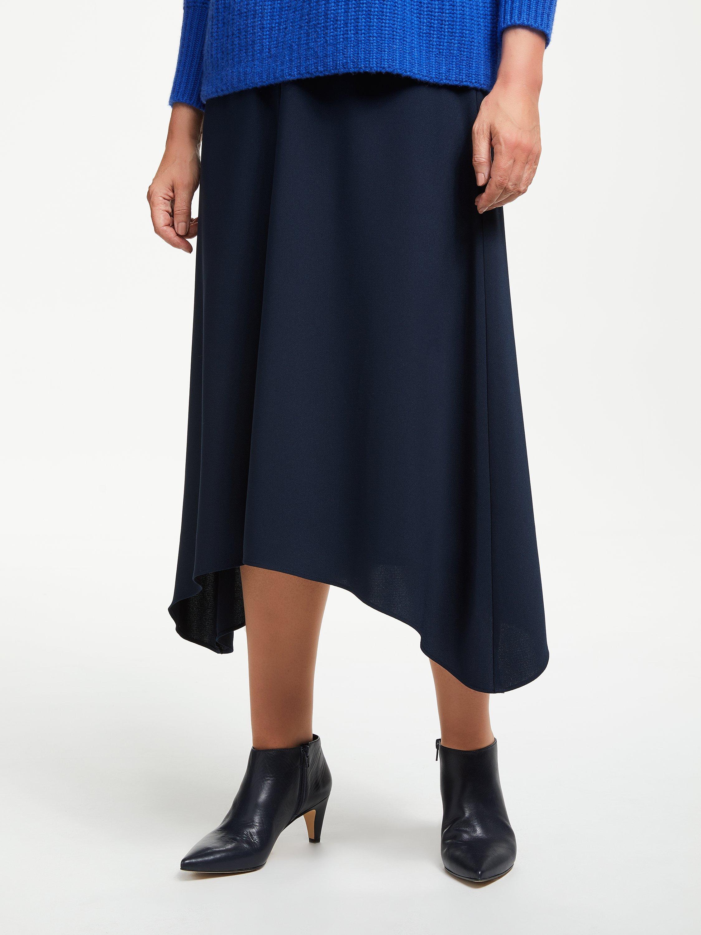 John Lewis & Partners Asymmetric Fluid Skirt