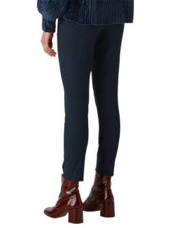Whistles Super Stretch Trousers, Navy - view 2, Navy