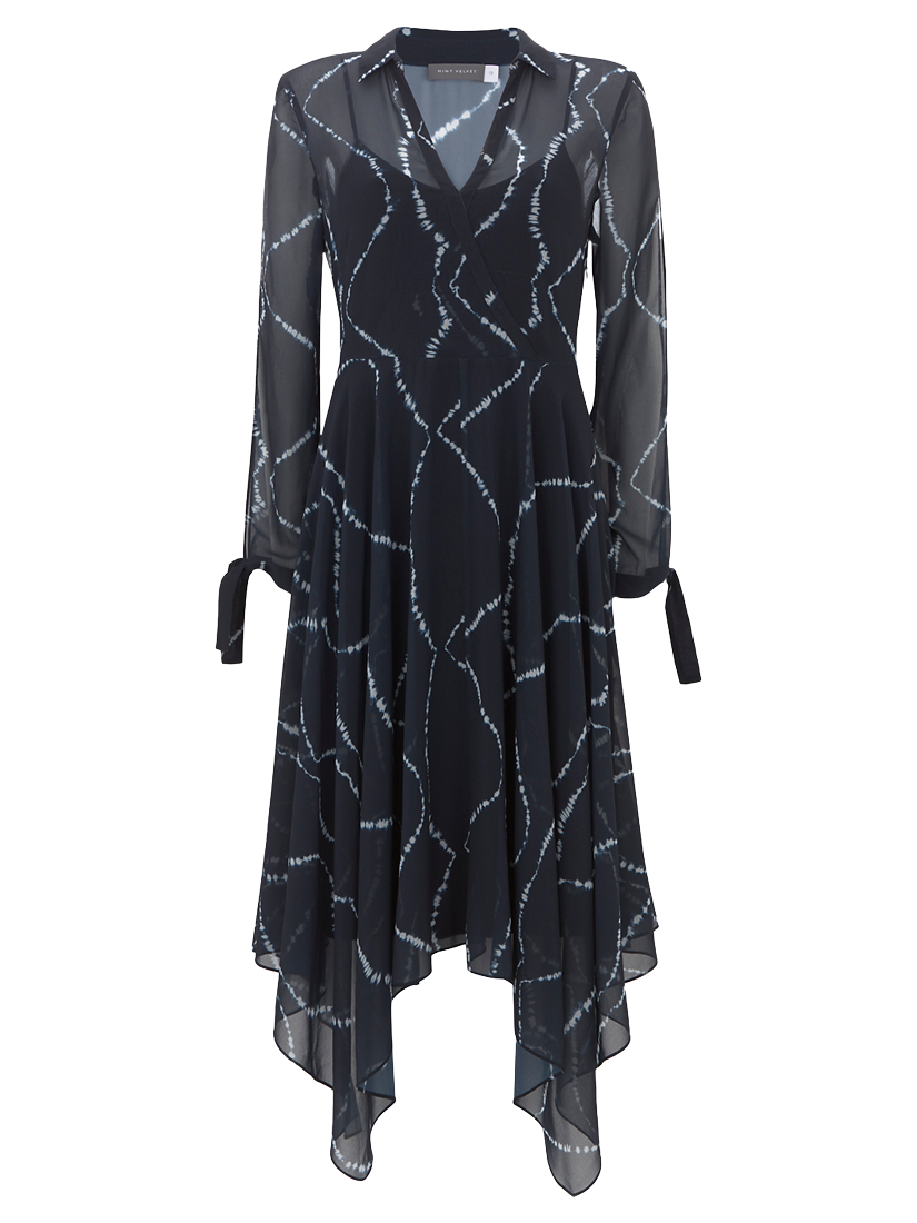 Mint Velvet Kelly Printed Chiffon Dress, Multi