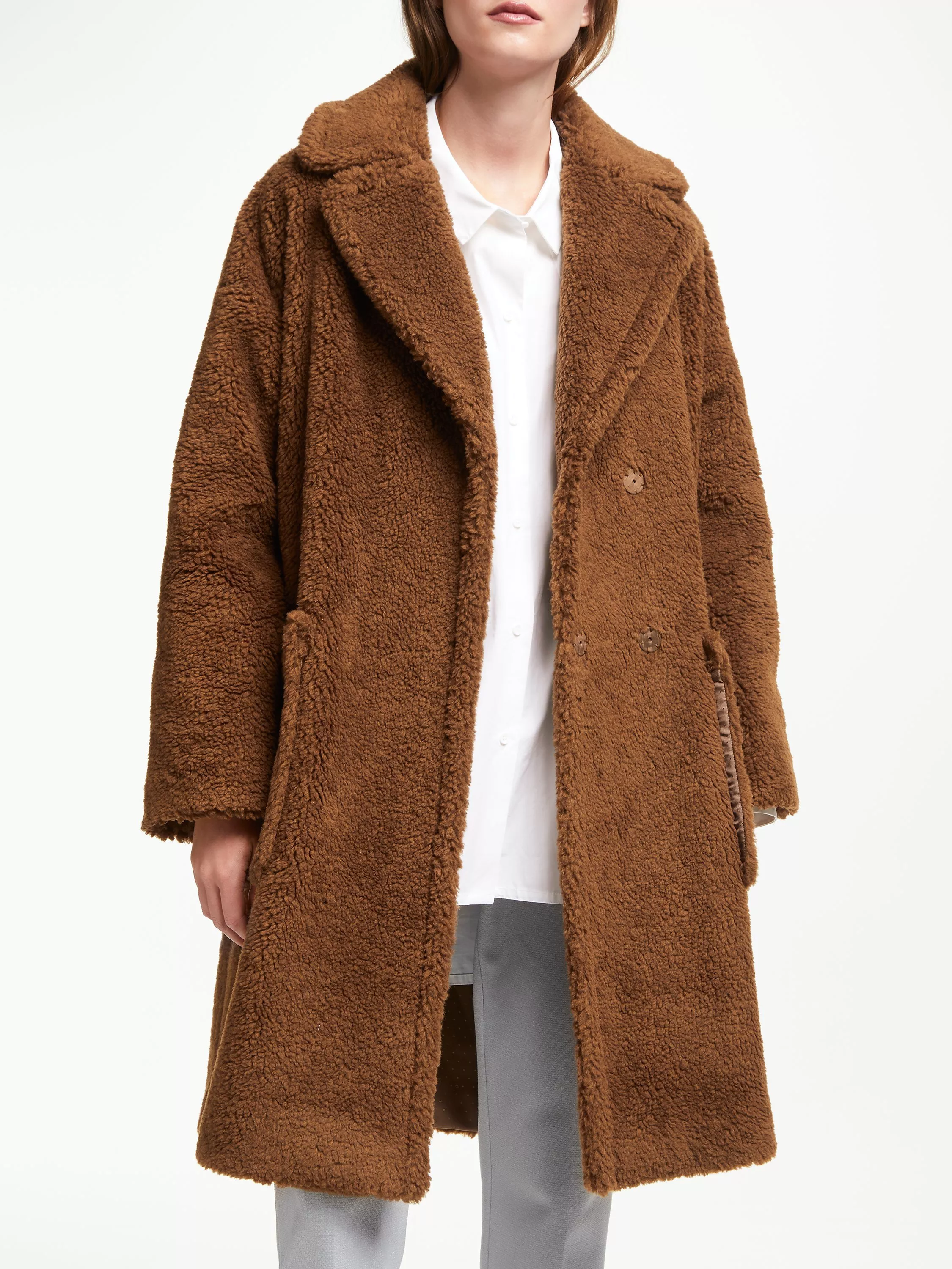 Caramel teddy bear coat hotsell