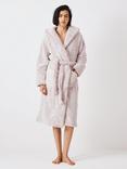 John Lewis Hi Pile Fleece Robe, Pink