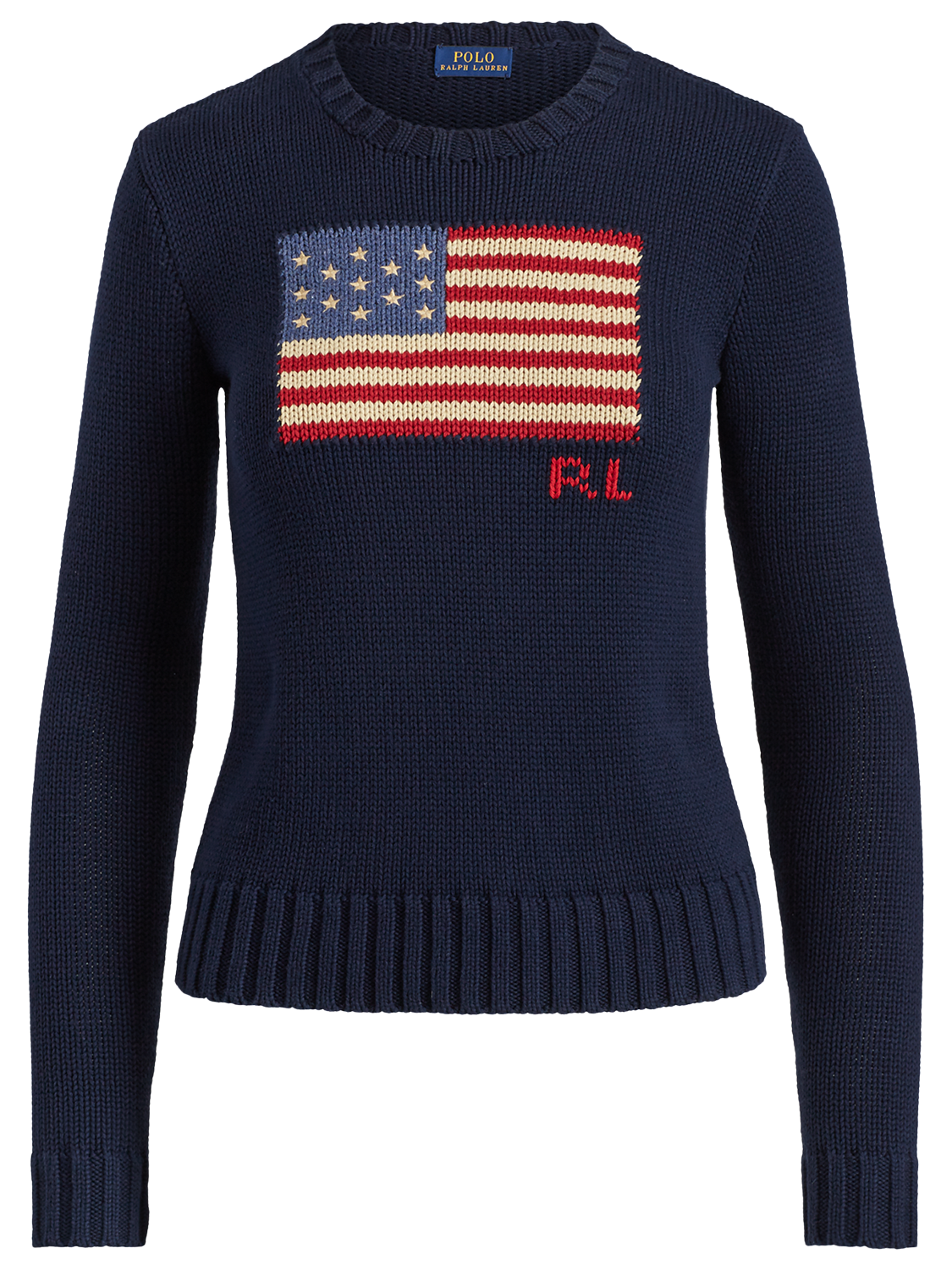 Polo Ralph Lauren Flag Cotton Jumper Hunter Navy