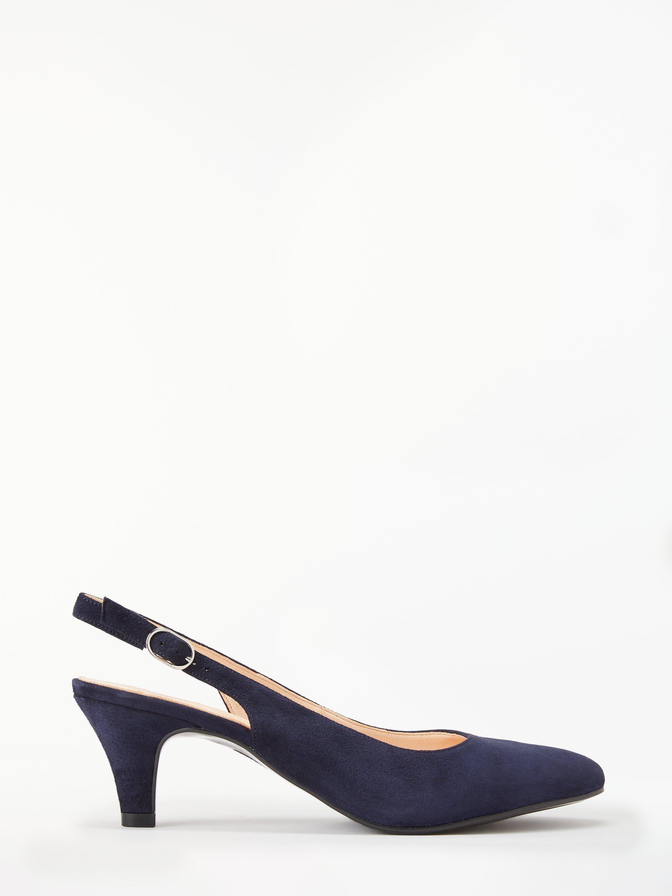 John Lewis Grace Suede Slingback Court Shoes