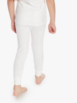John Lewis Kids' Thermal Legging - view 2, White
