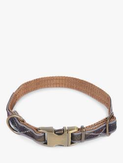 Barbour Reflective Tartan Dog Collar - view 2, Multi