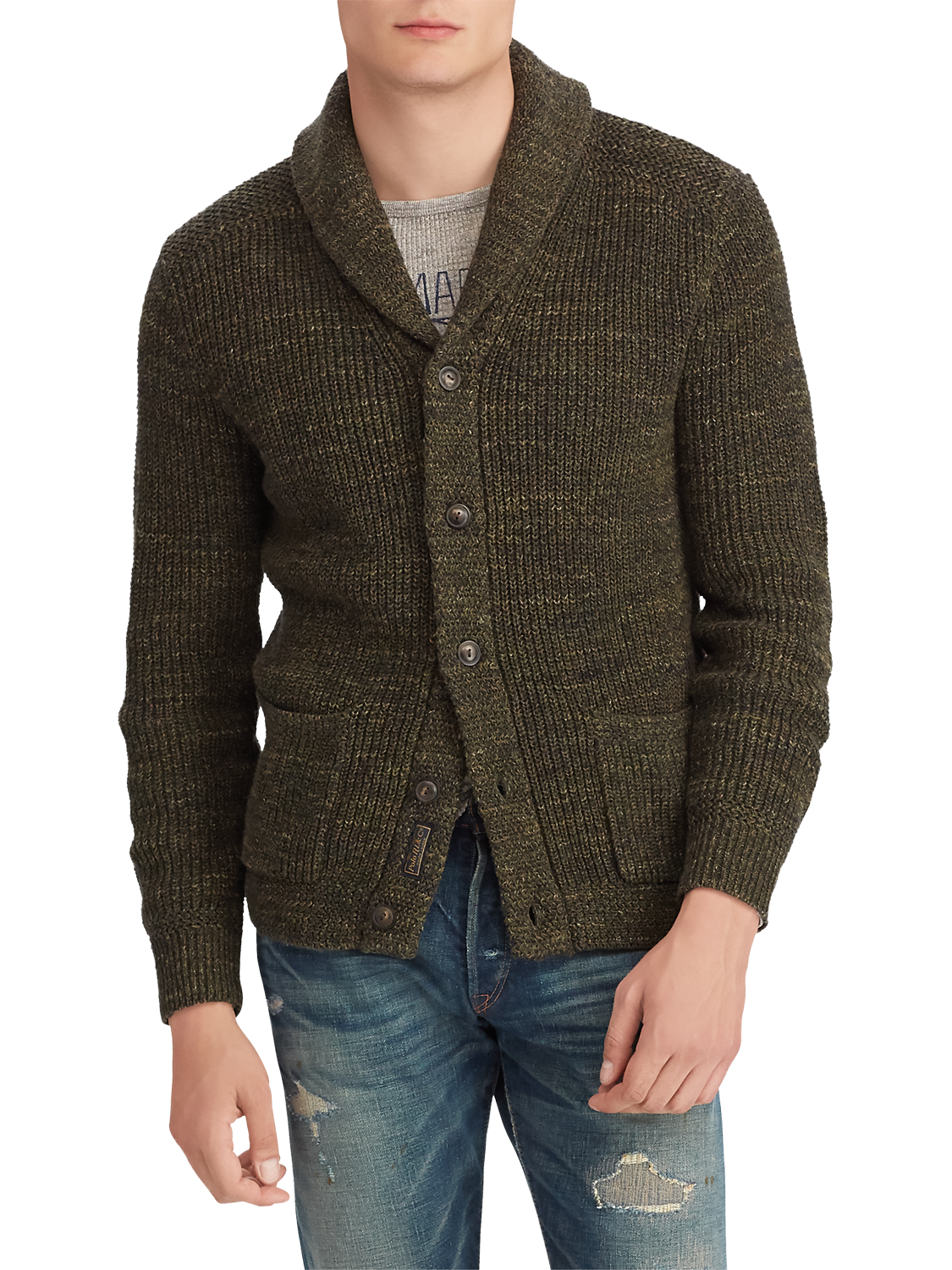 Polo ralph lauren shawl collar cardigan hotsell