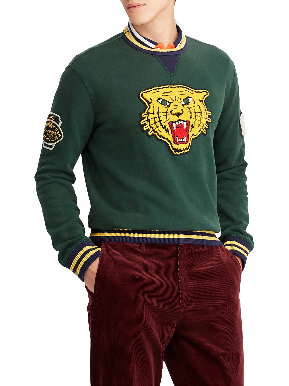 Polo Ralph Lauren Jersey Tiger Jumper College Green