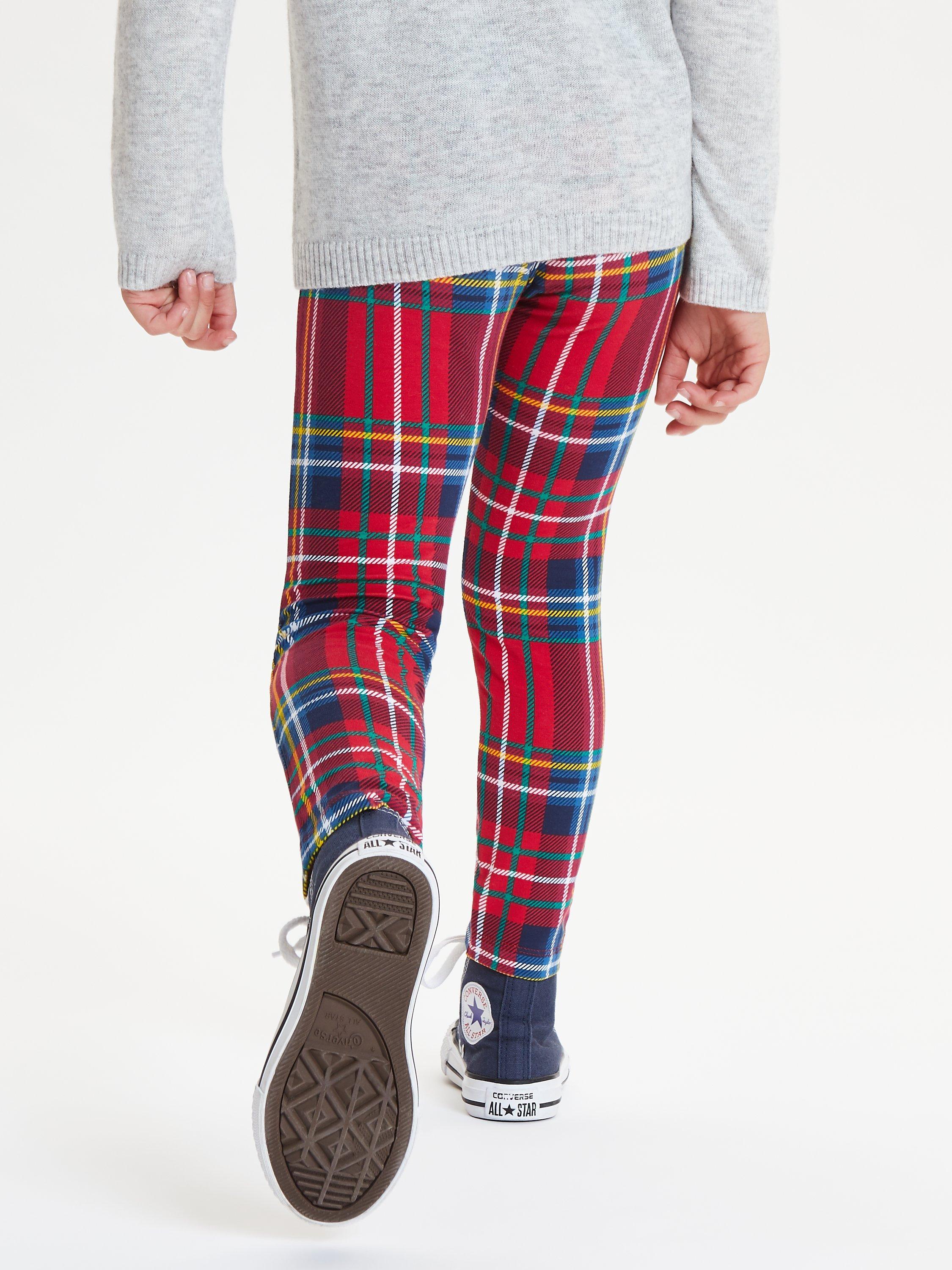 Girls tartan tights best sale