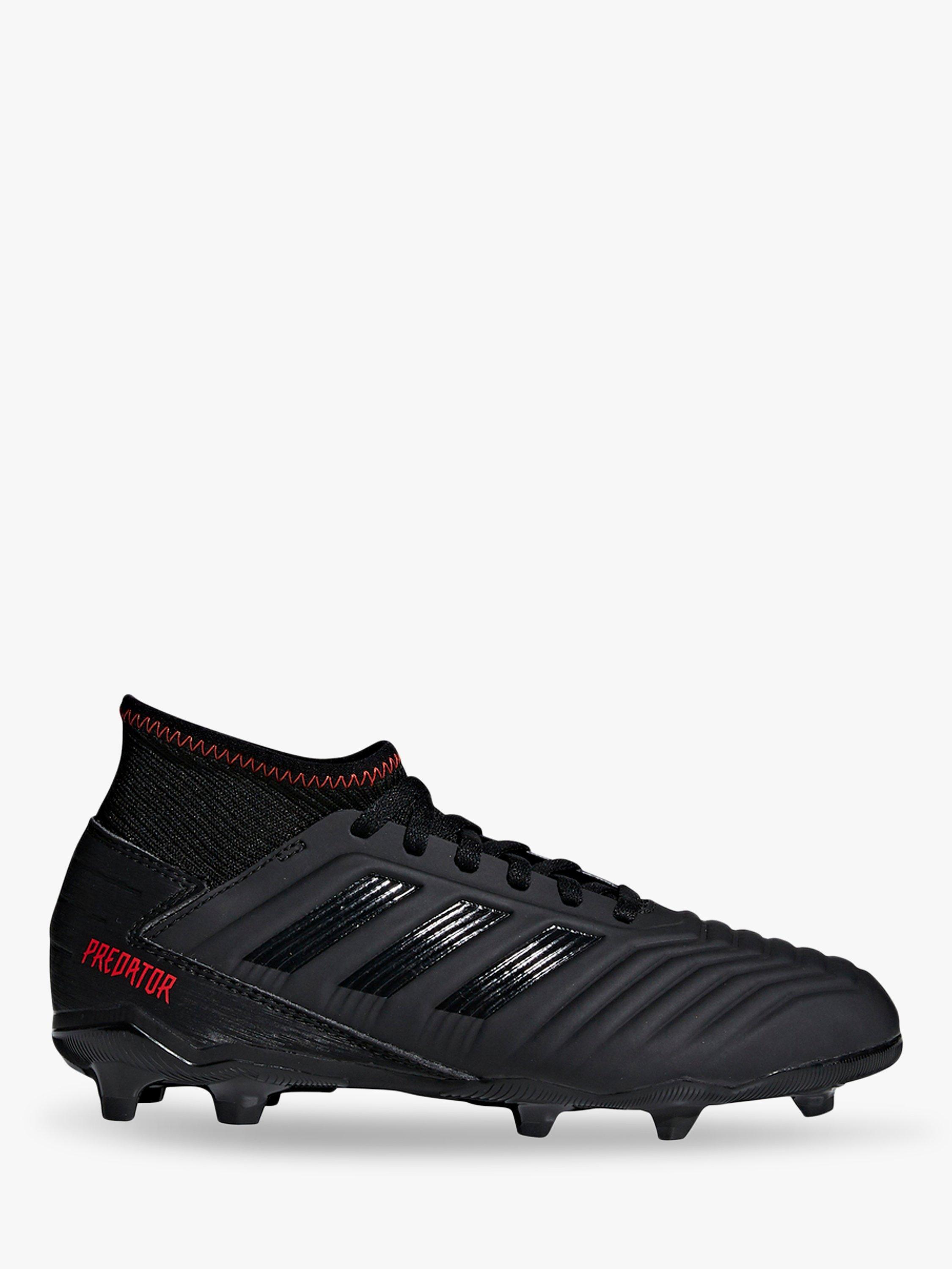 adidas Children s Predator 19.3 Firm Ground Football Boots Core Black Active Red