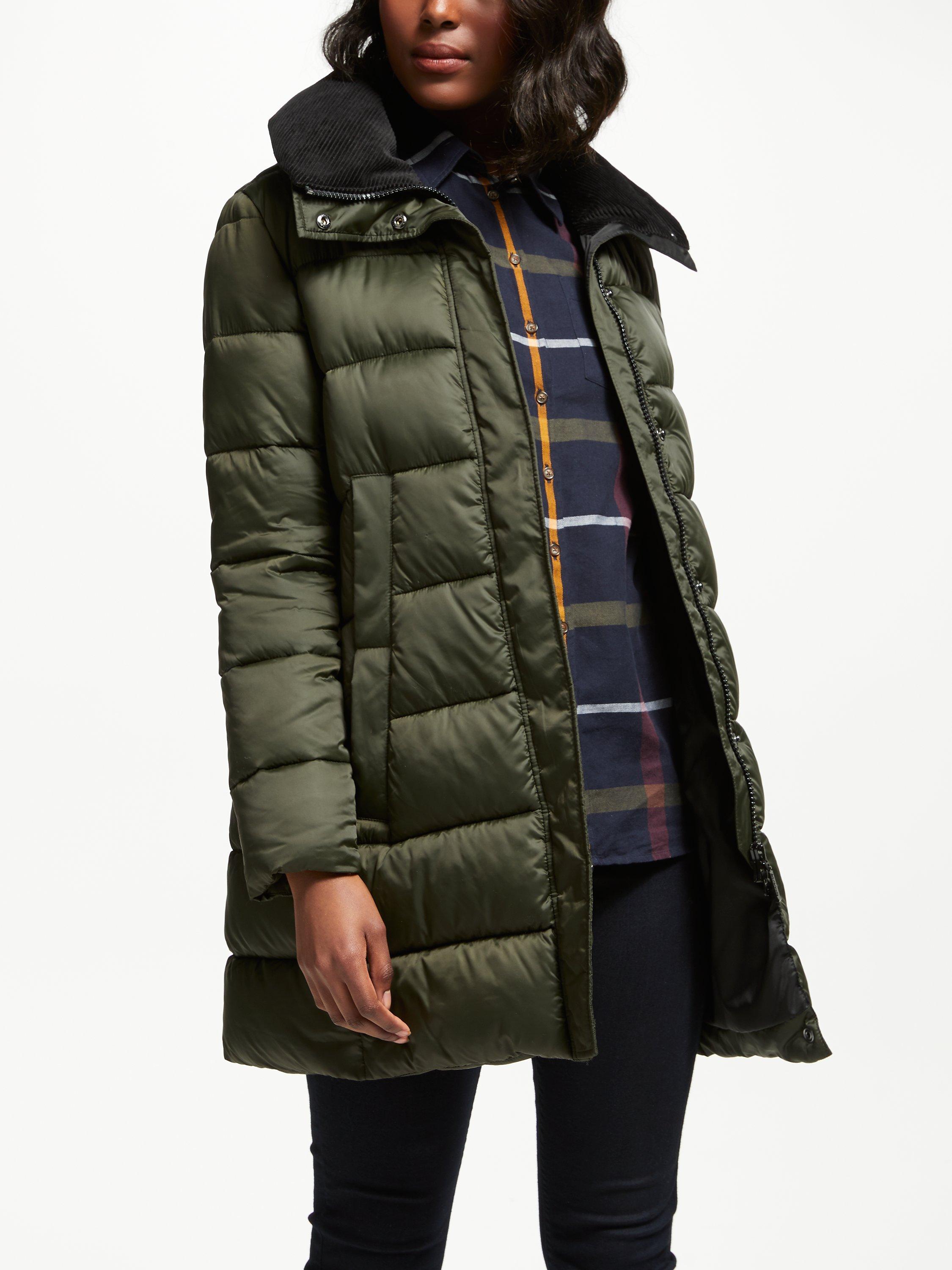 Barbour heritage darcy quilt baffle jacket on sale