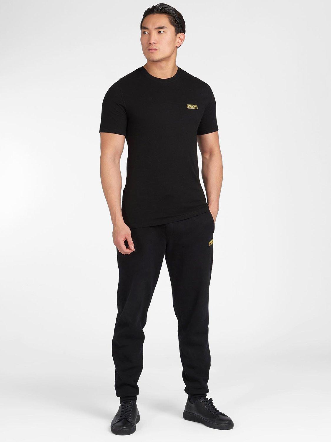 Product image 2 of 6, which shows Barbour International Slim Fit Crew T-Shirt, Black, S