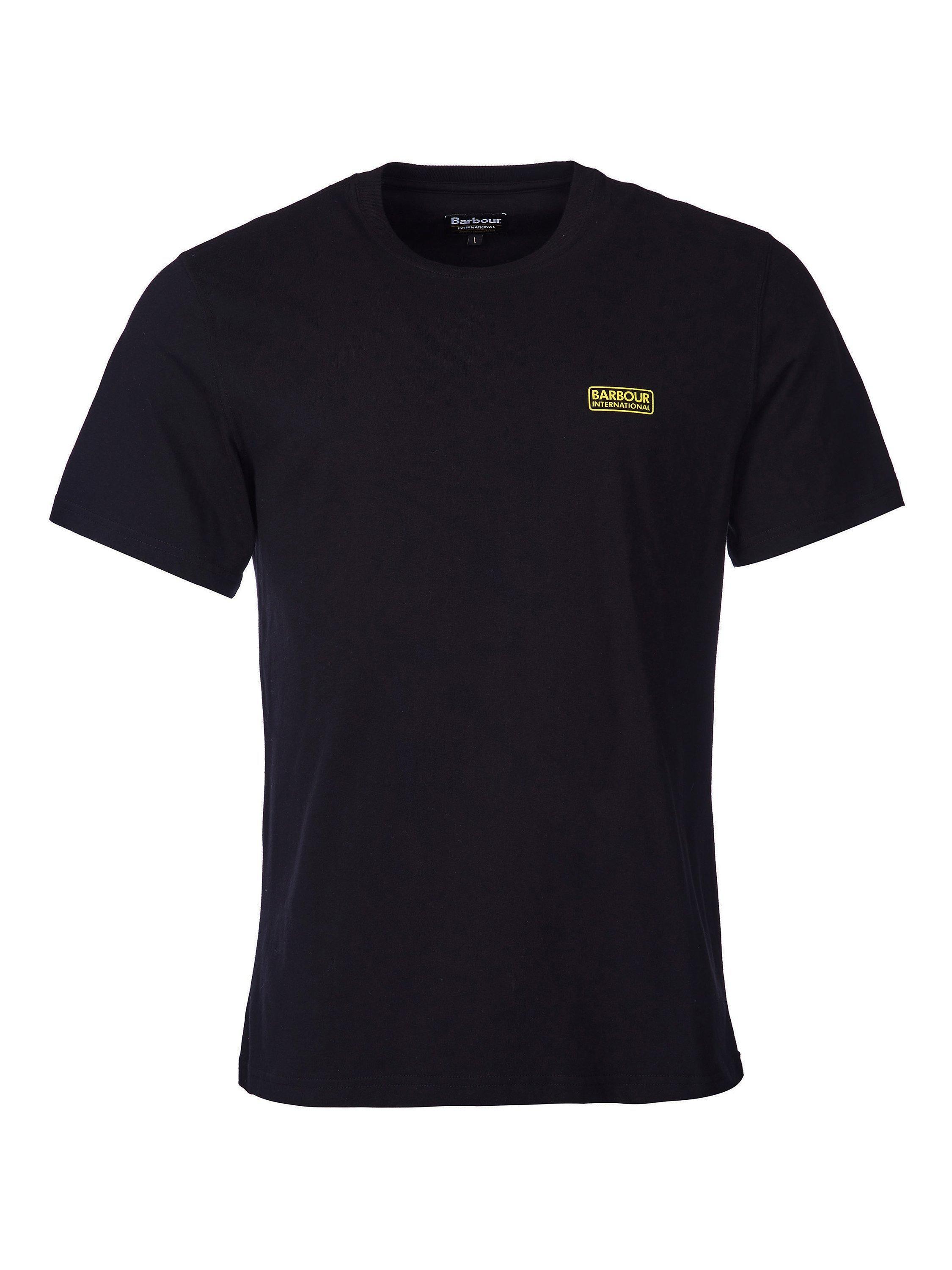 Product image 5 of 6, which shows Barbour International Slim Fit Crew T-Shirt, Black, S