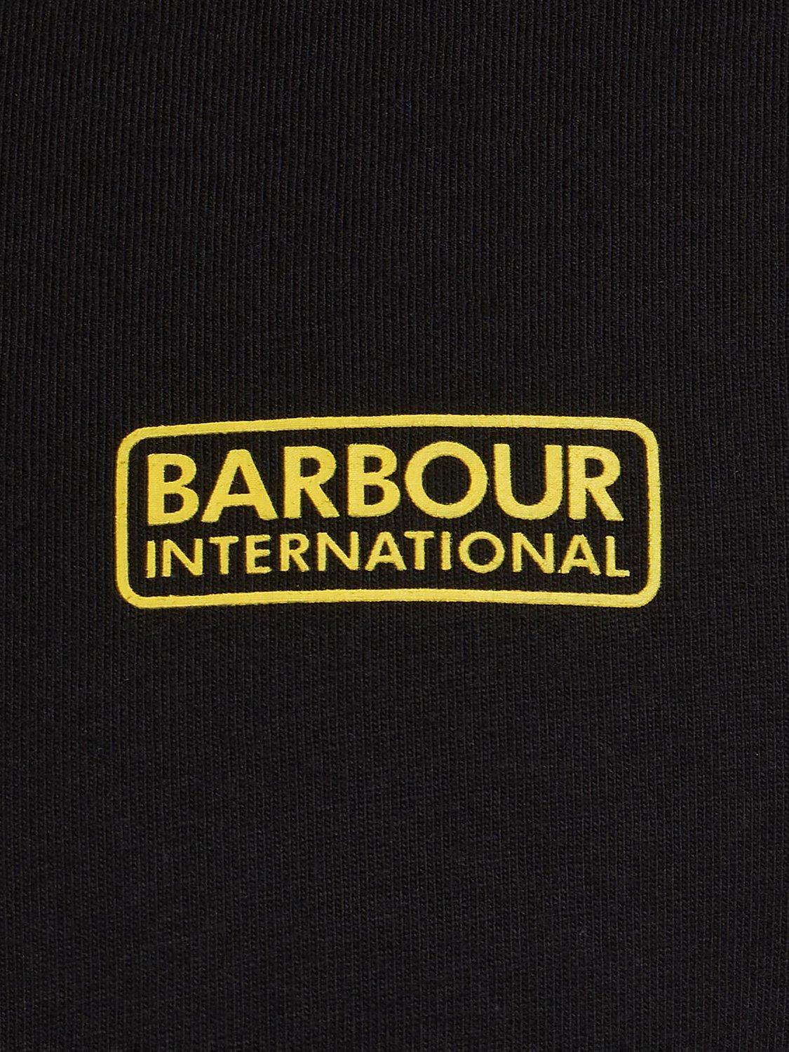 Product image 4 of 6, which shows Barbour International Slim Fit Crew T-Shirt, Black, S