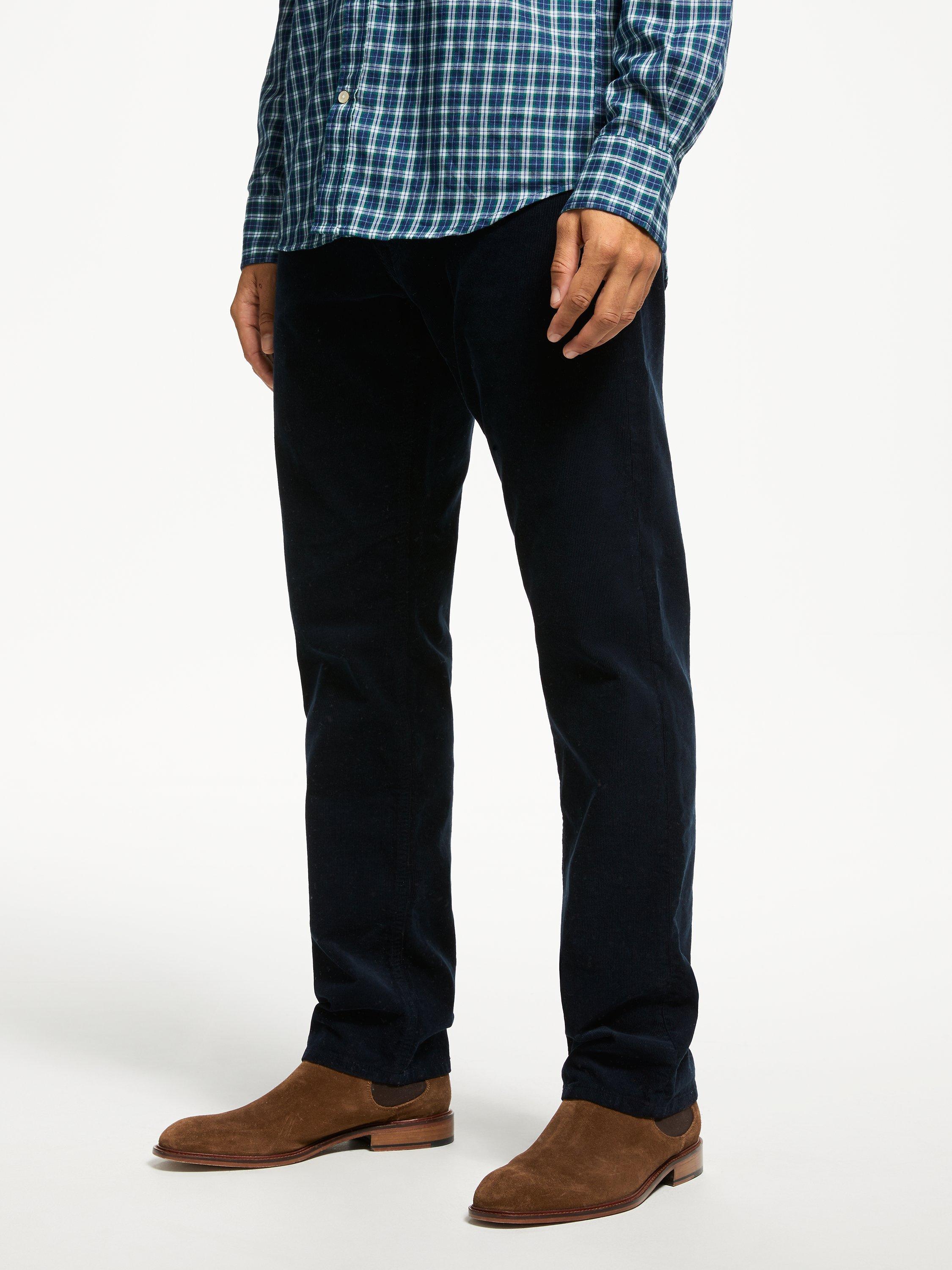 GANT Regular Fit Cord Trousers, Blue