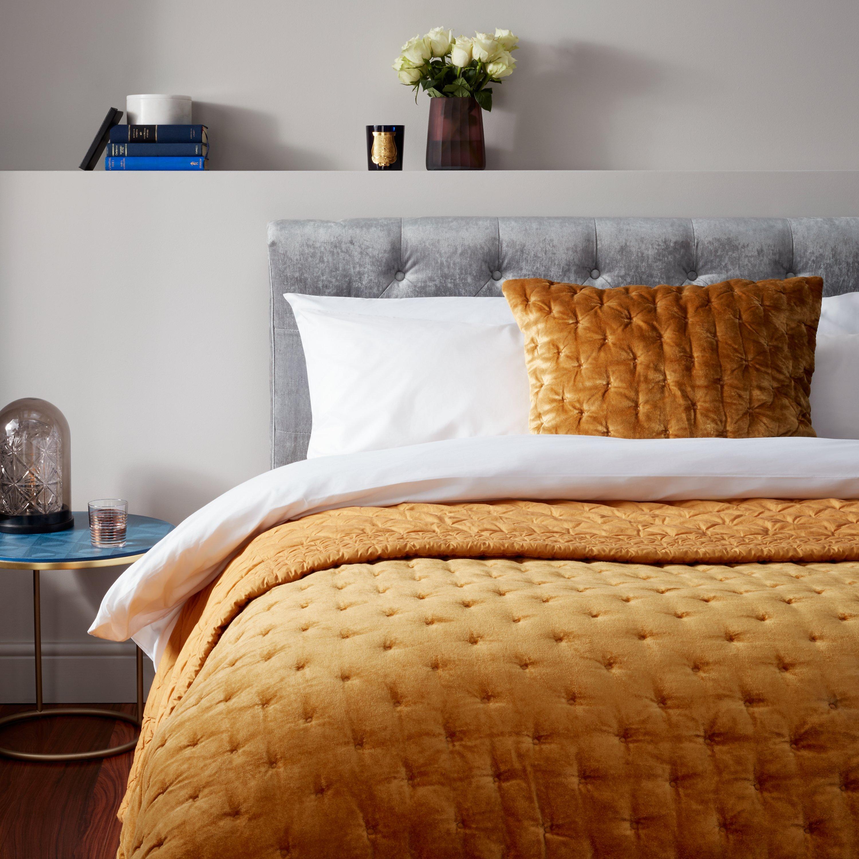 John lewis velvet bedspread sale