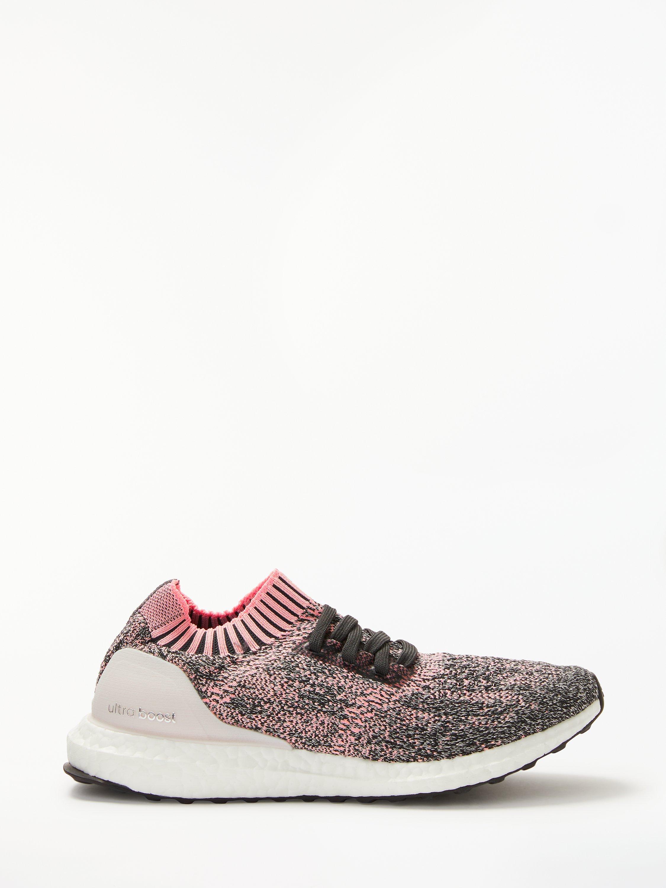 adidas UltraBOOST Uncaged Women's Running Shoes, True Pink/Clear  Orange/Carbon