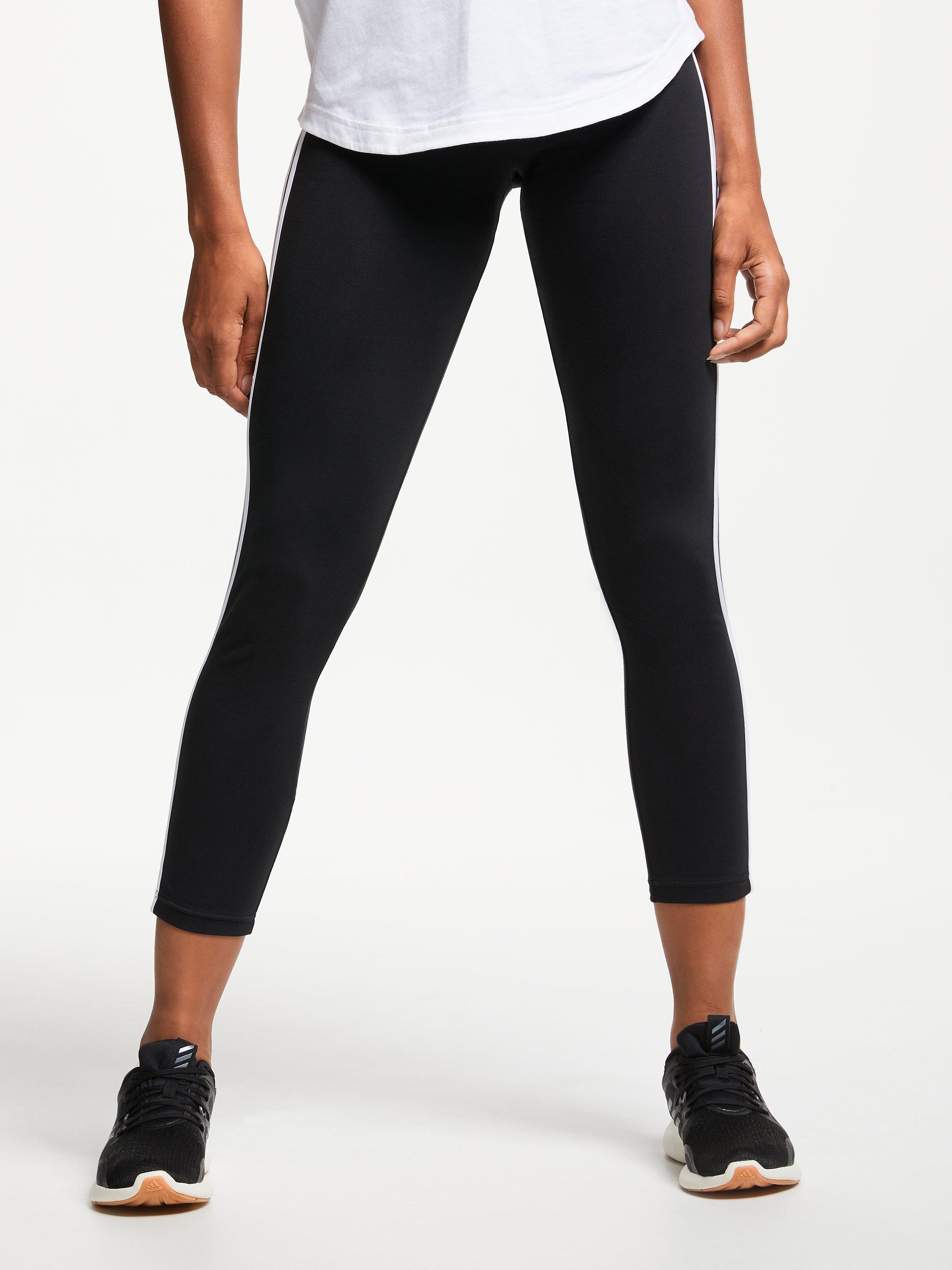 adidas Essential 3-Stripes Training Tights, Black