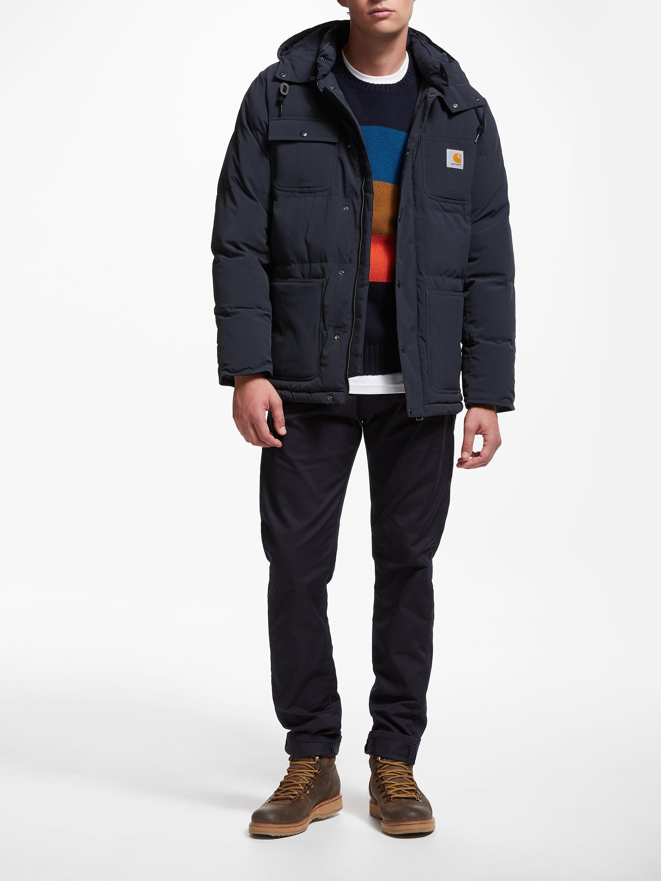 Carhartt WIP Alpine Parka Coat Dark Navy