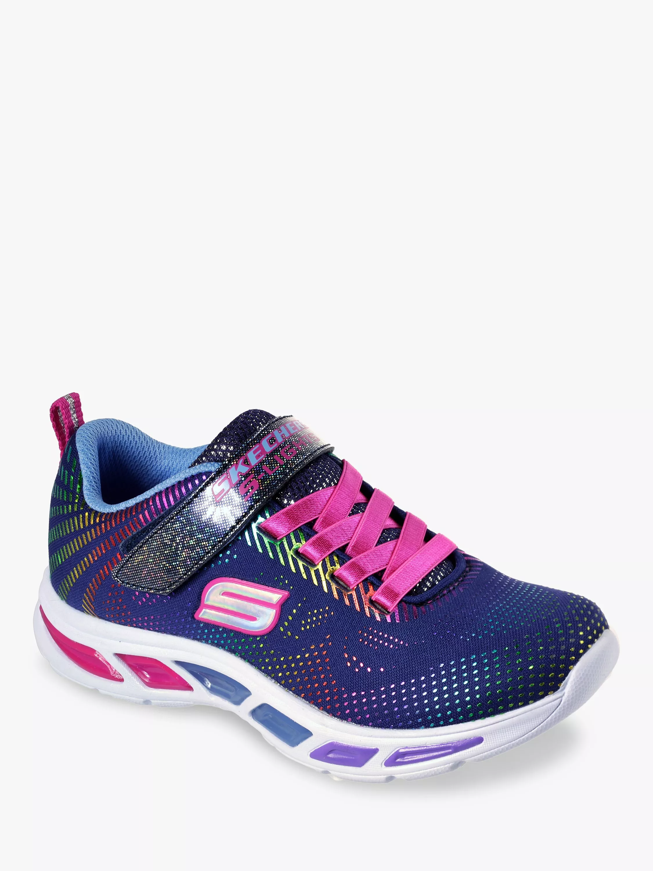 Skechers Children s S Lights Lite Beams Gleam N Dream Trainers Purple