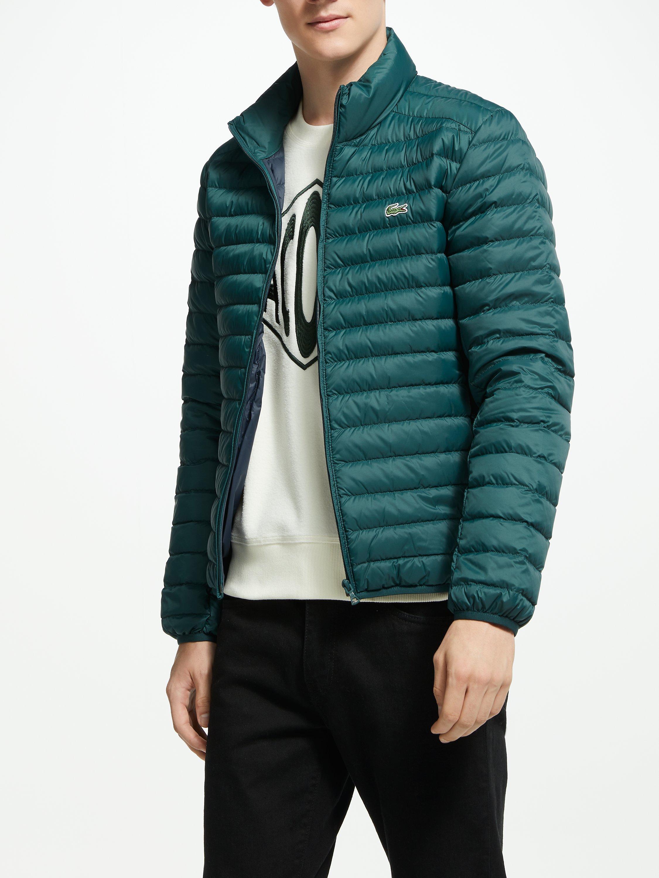 Lacoste LIVE Lightweight Puffer Jacket Green