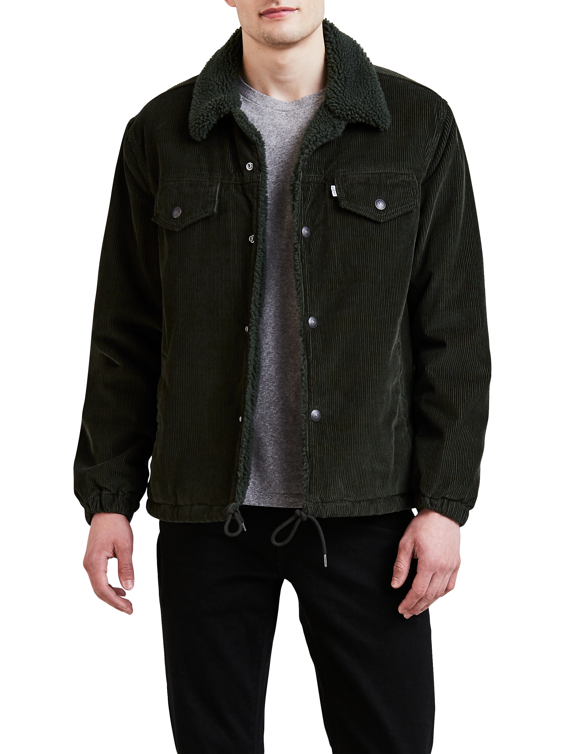 Levi s Corduroy Trucker Jacket Rosin Green