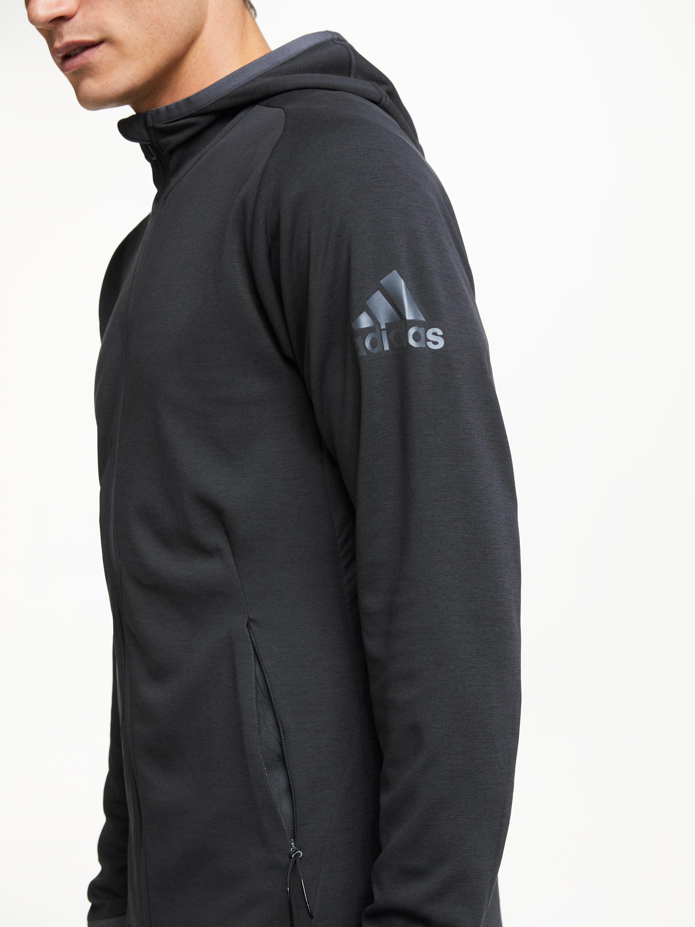 adidas Freelift Climacool Hoodie Carbon Black