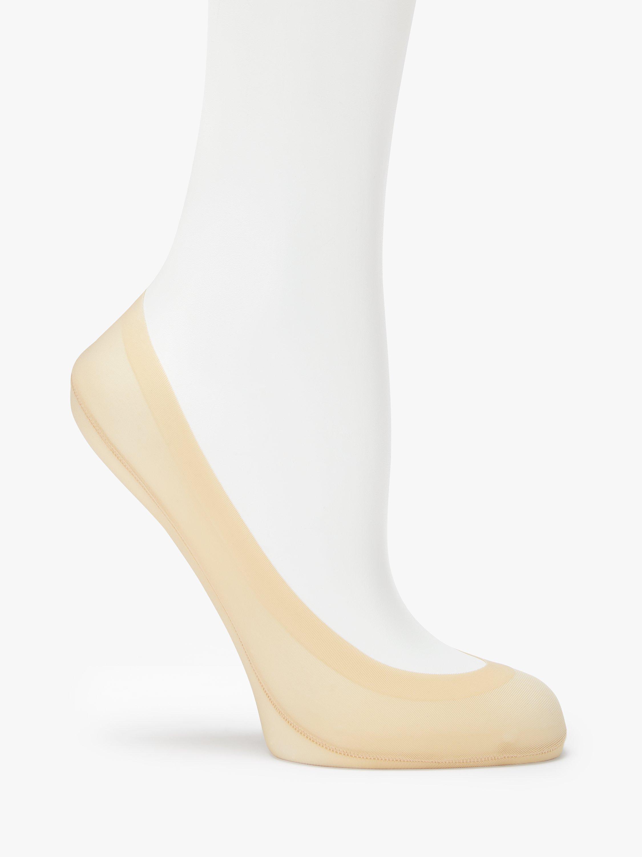 John Lewis Bonded Foot Socks, Natural