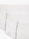 John Lewis Kids' Lace Shorties, Pack of 5, White