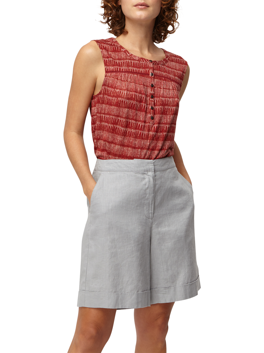 White Stuff City Linen Shorts