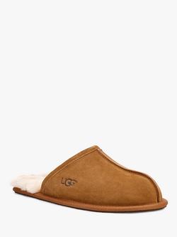 UGG Scuff Suede Slippers - view 2, Chestnut