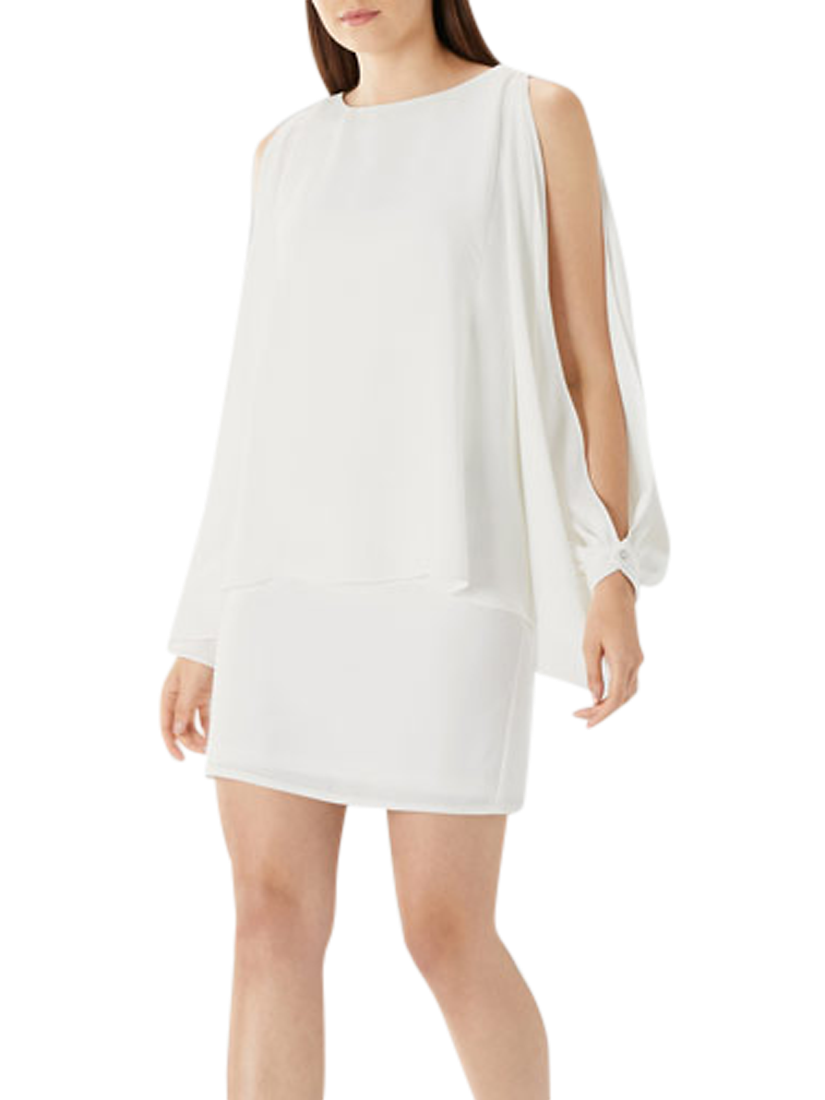 Coast Florencia Overlayer Dress, Ivory