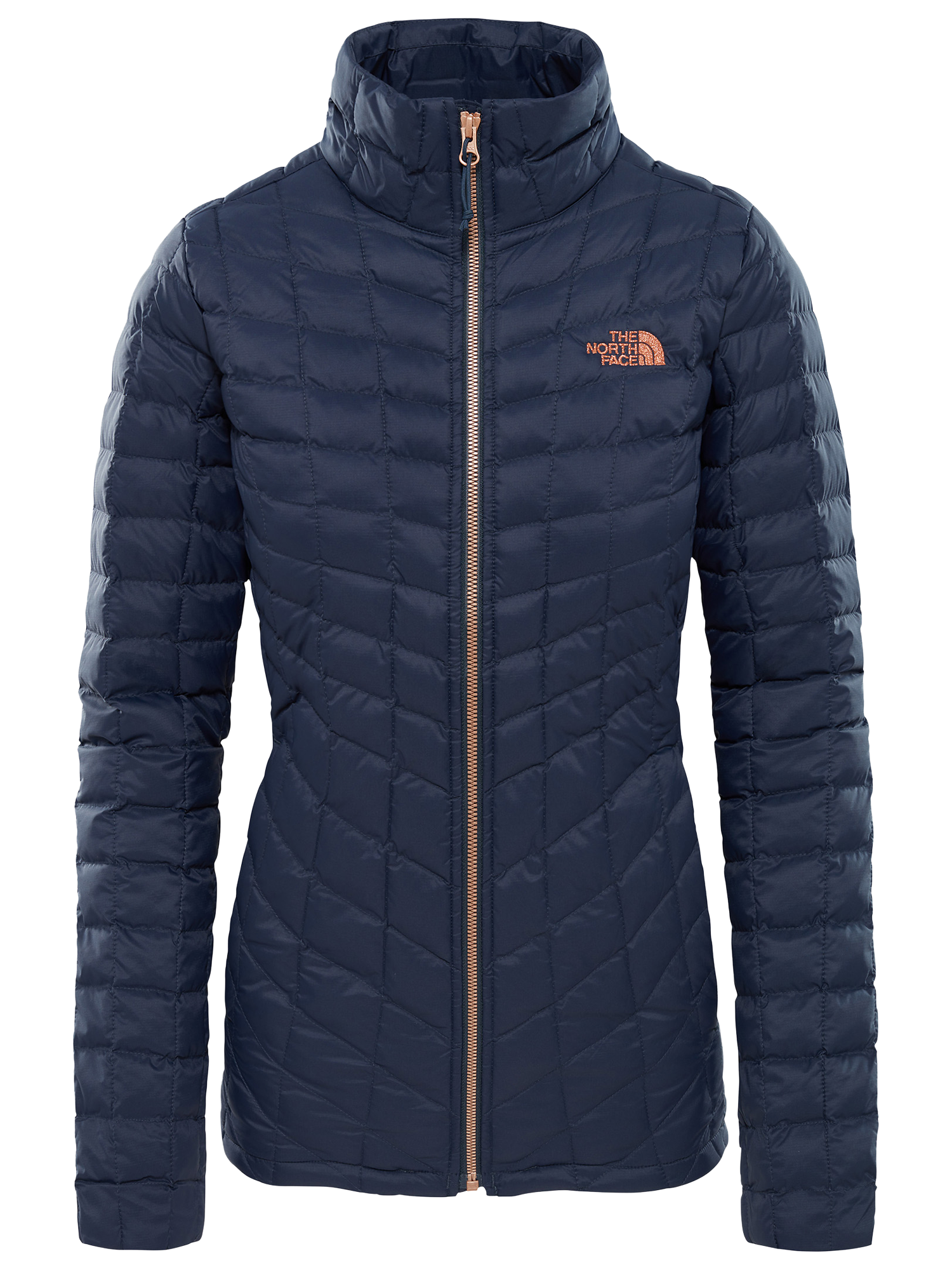 The North Face Thermoball Full Zip Women s Jacket Navy Metallic Copper