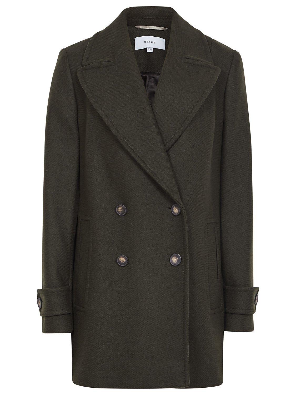 Reiss felix short peacoat top