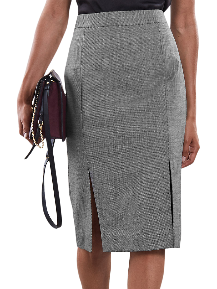 Reiss Alber Pencil Skirt, Grey
