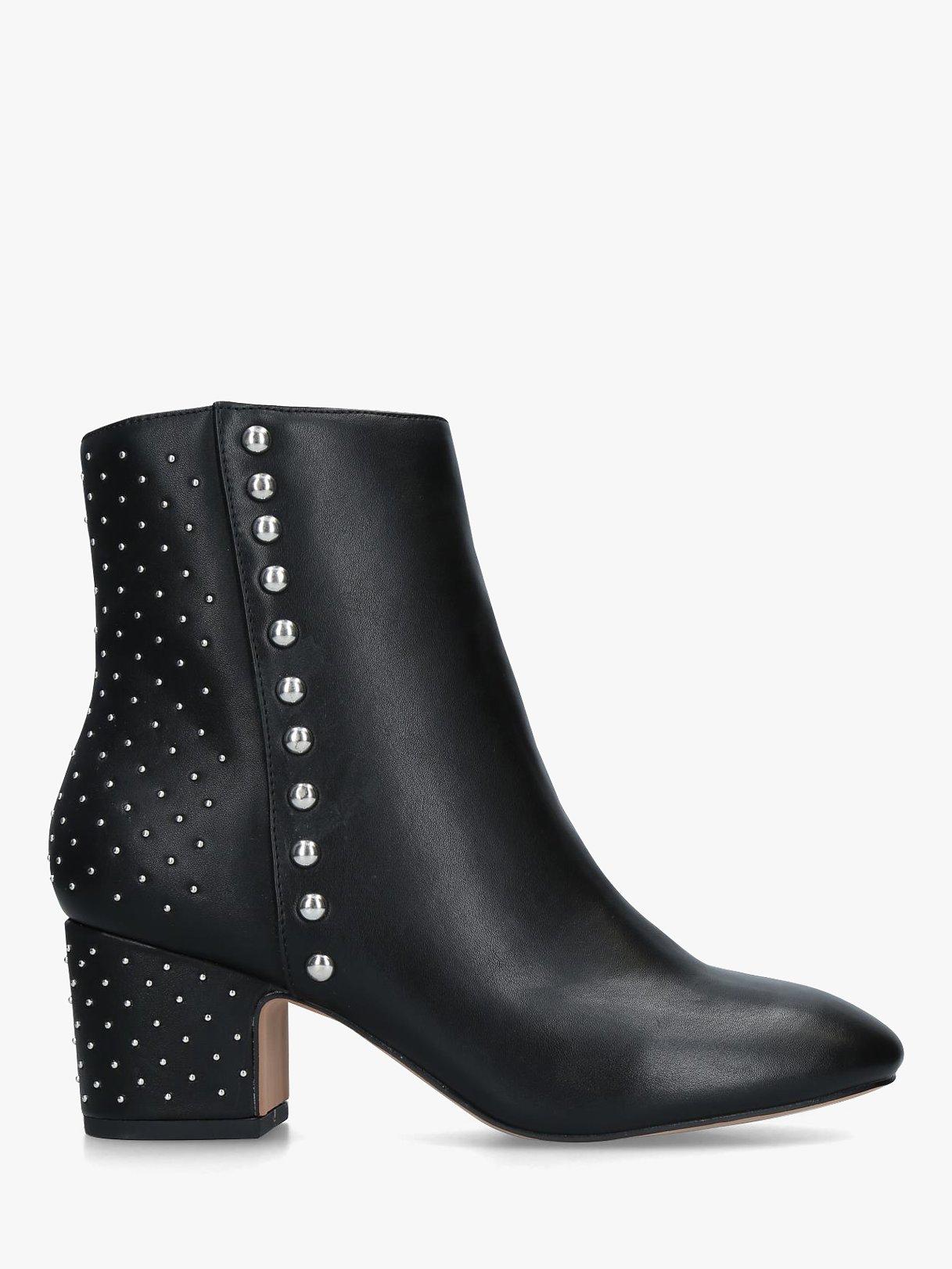 KG Kurt Geiger Taio Stud Embellished Ankle Boots, Black