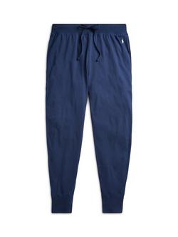 Ralph Lauren Liquid Cotton Pyjama Pants, Blue - view 2, Blue